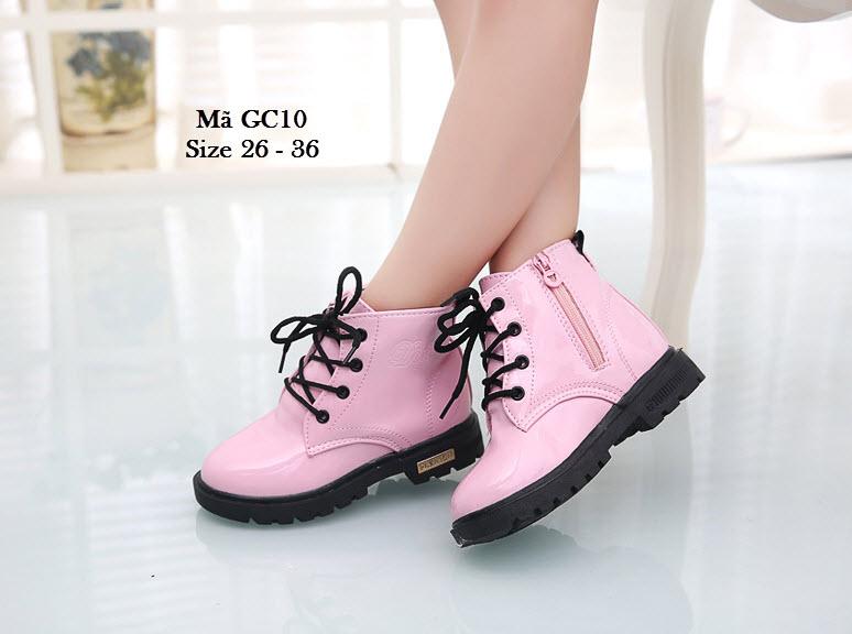 Bốt cổ cao bé gái 3 - 10 tuổi GC10