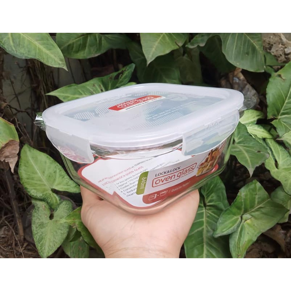 [HCM]Combo 2 hộp thủy tinh lock & lock 840ml