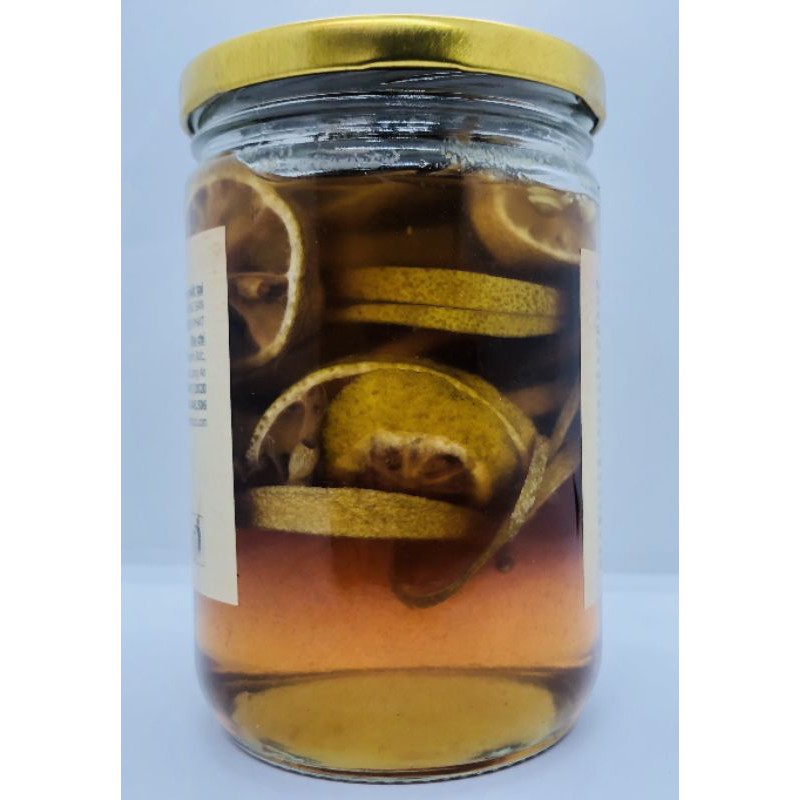 Chanh Đào Ngâm Mật Ong Đường Phèn (500ml)