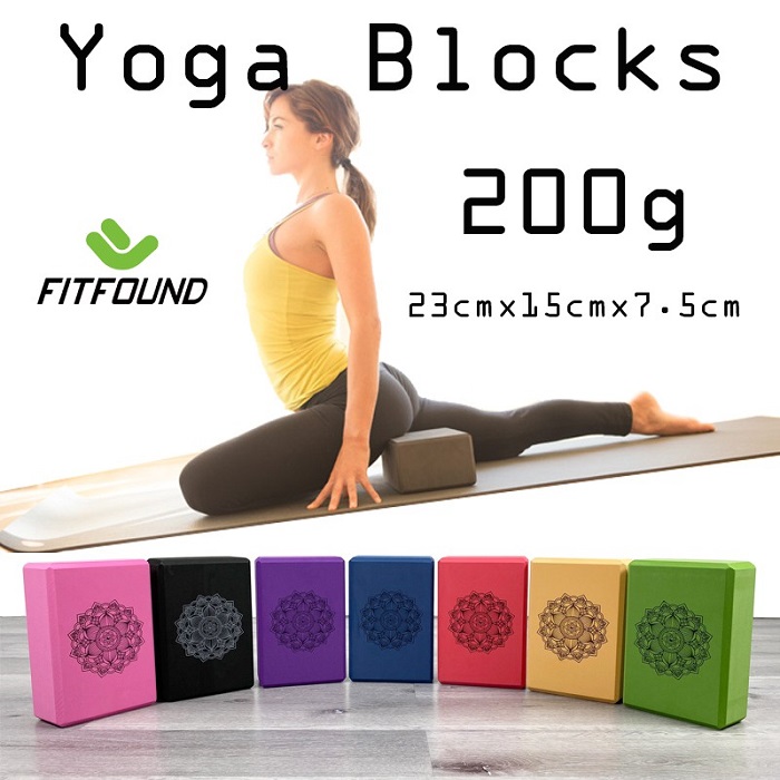 Gạch yoga lạc đà khối yoga cao cấp chính hãng, thảm xốp gạch tập yoga