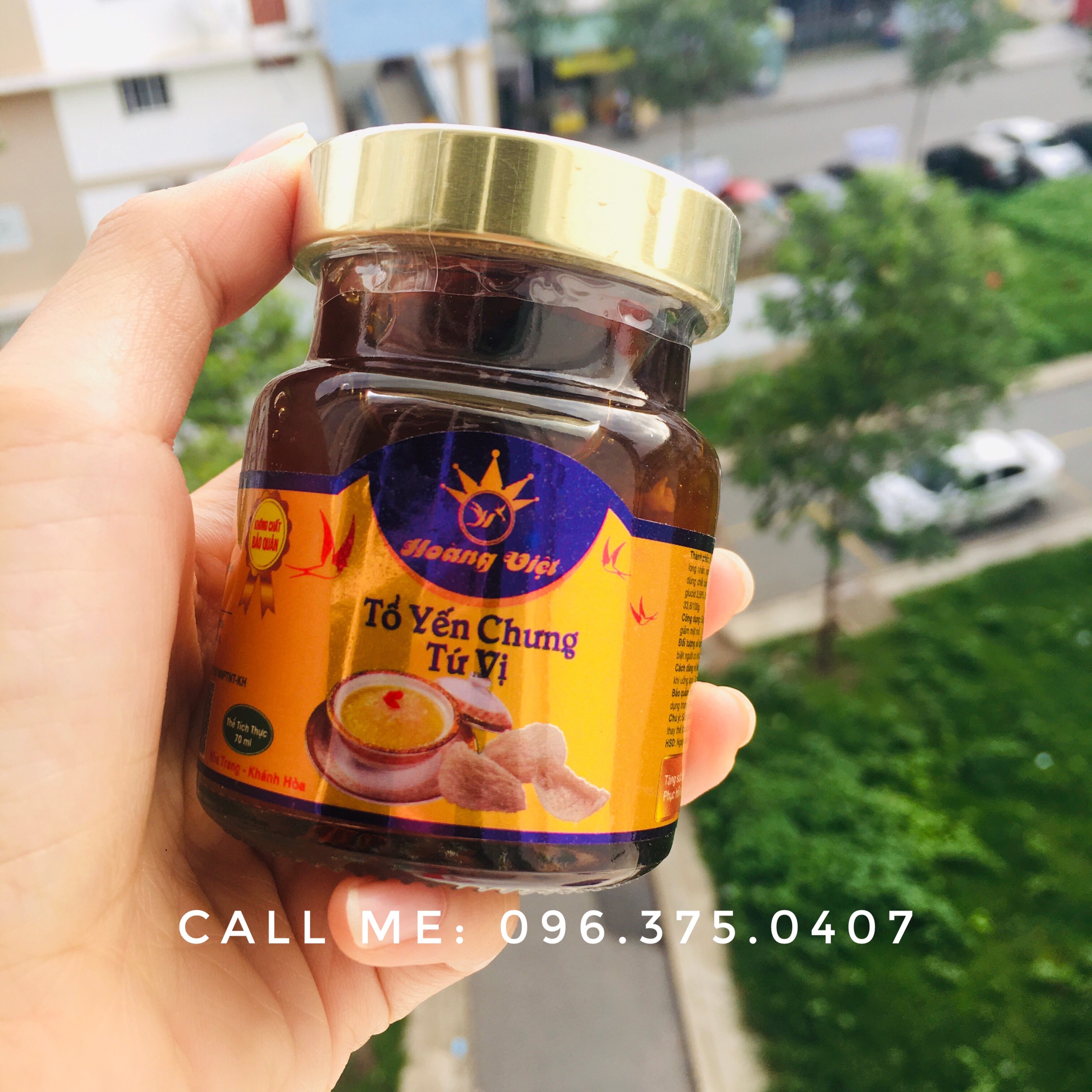 yến chưng tứ vị Nha Trang, Khánh Hòa - Hoàng Việt, cải thiện sức khỏe ăn uống ngon miệng, giúp hấp thụ thức ăn tốt, tăng cường sức đề kháng cho cơ thể, cải thiện thính giác hũ 70ml