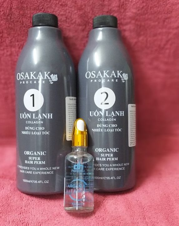 Uốn lạnh Osakak 1000ml (uốn số 1 + dập  số 2)
