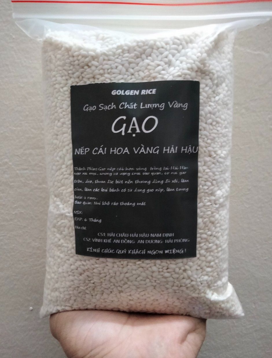 Đặc sản nếp cái hoa vàng (Gạo Hải Hậu Nam Định)