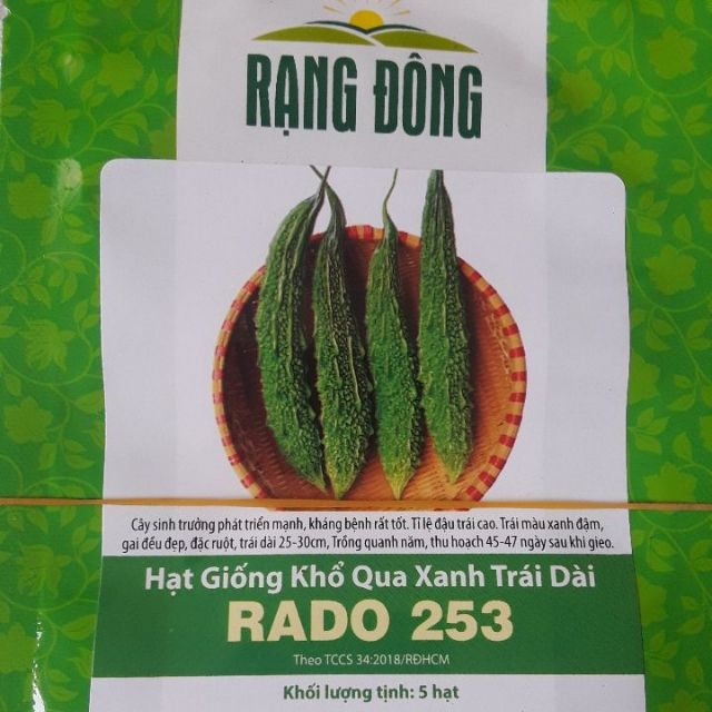 Hạt Giống Khổ Qua Rừng Trái Dài 5 Hạt