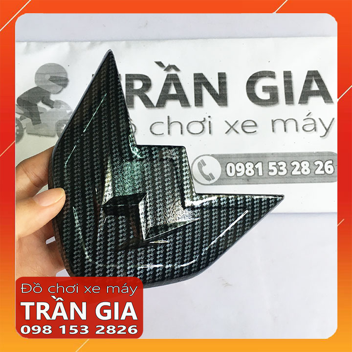 Bộ Ốp mỏ dè xe winner X cacbon trước sau chỉ mũi dè - phụ kiện trang trí đồ kiểng carbon