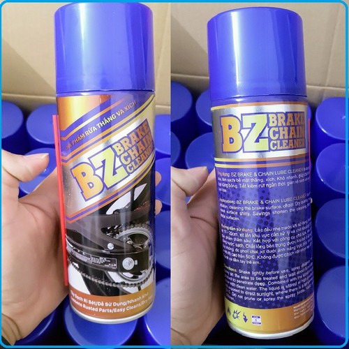 [HCM][Vệ sinh tẩy rửa sên xích dĩa thắng] BZ Chain & Disk Brake Cleaner 450ML