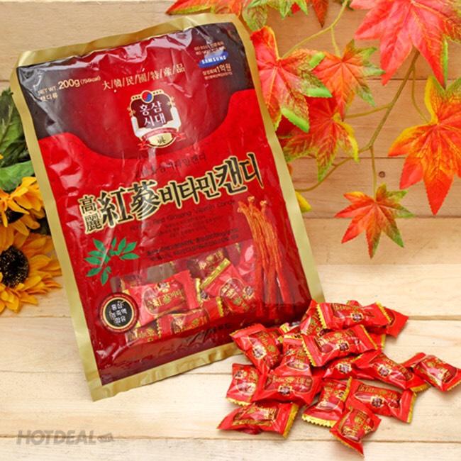 Kẹo Hông Sâm Hàn Quốc Loại Ngon / 200g