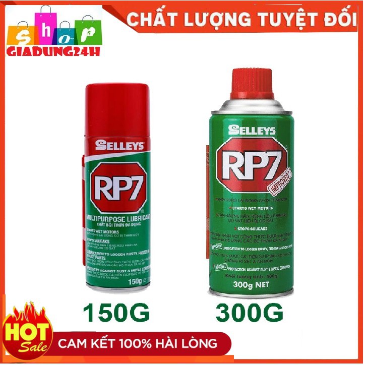 Xịt rp7 chống rỉ sét - dầu chống rỉ sét và bôi trơn đa dụng rp7-giadung24h