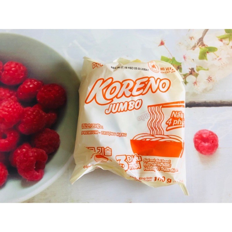 Mì koreno hàn quốc vị kim chi