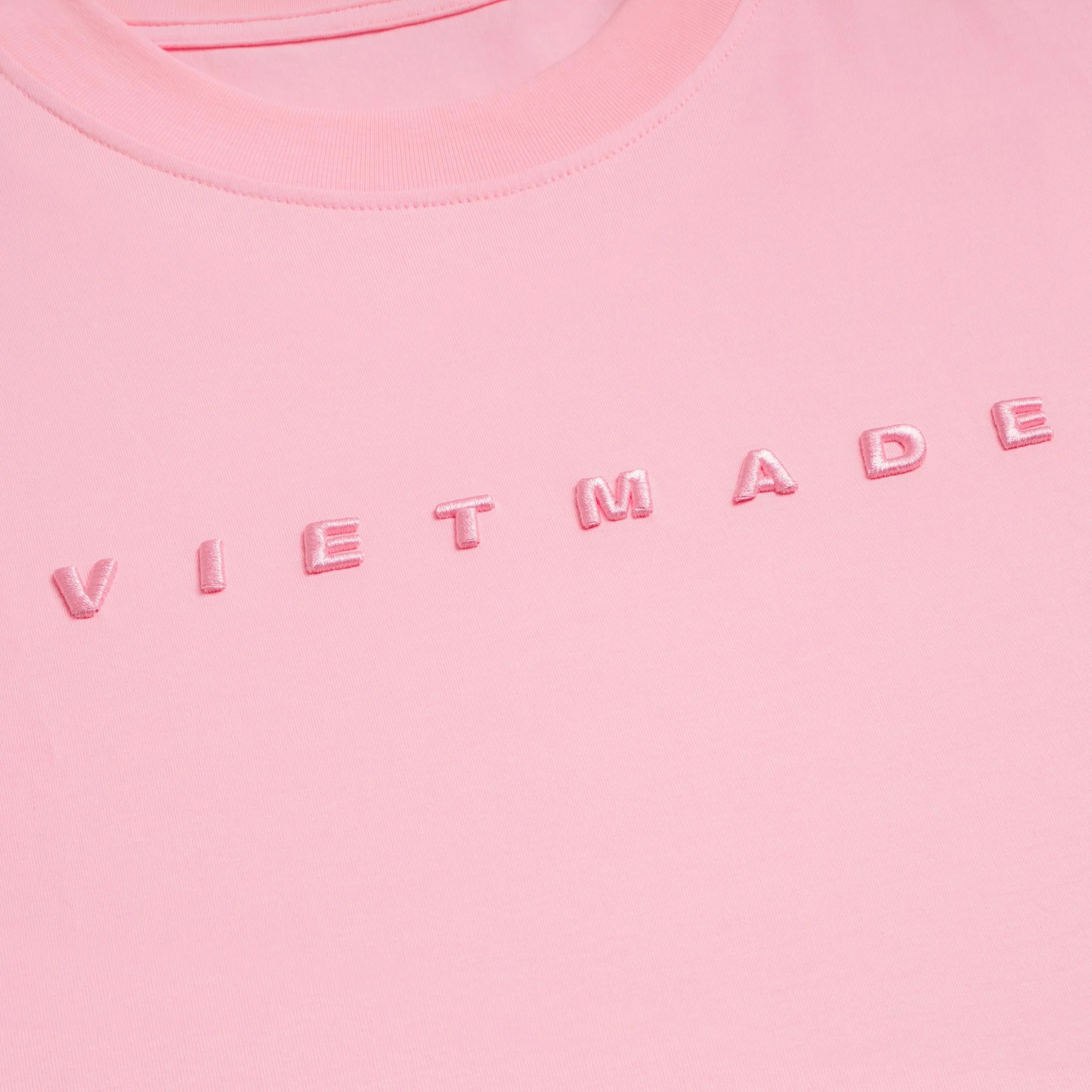 Tee Vietmade 3D embroidery | Pink