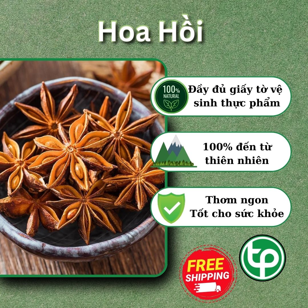 Hoa hồi khô 500g - Hàng công ty chất lượng cao với mức giá tốt nhất thị trường - Thảo Dược Tấn Phát