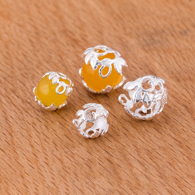 [S925] Charm bạc bọc đá - MH084