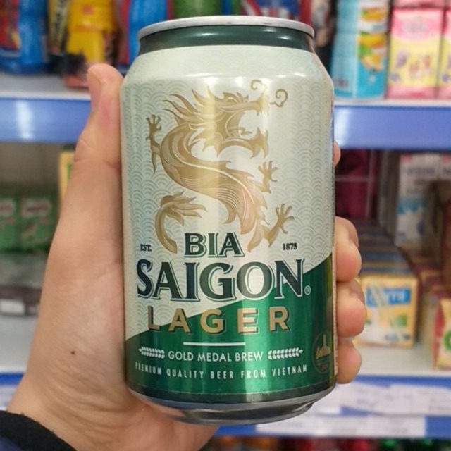 Bia Sài Gòn Lager Lon 330Ml