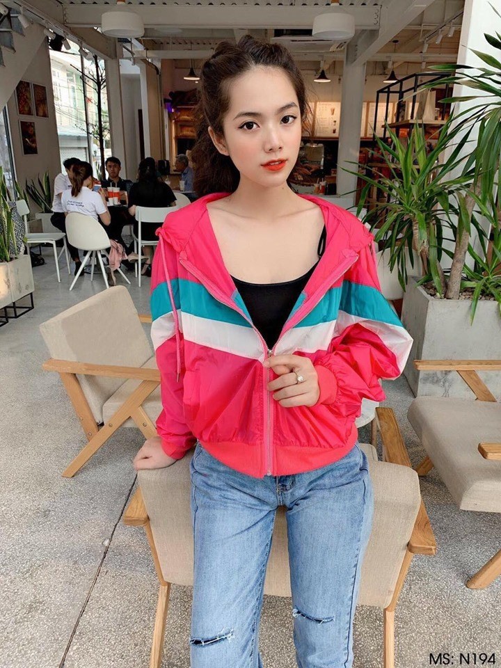 [HCM]ÁO KHOÁT DÙ PHỐI MÀU SIÊU XINH