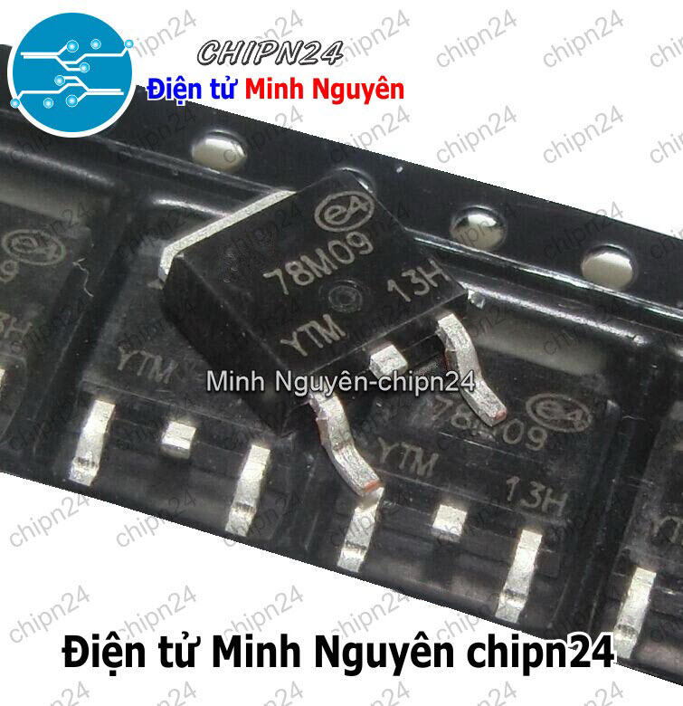 [3 con] (SOP) IC Dán 78M09 TO-252 (SMD) (L78M09CD 7809 9V) - HH005433