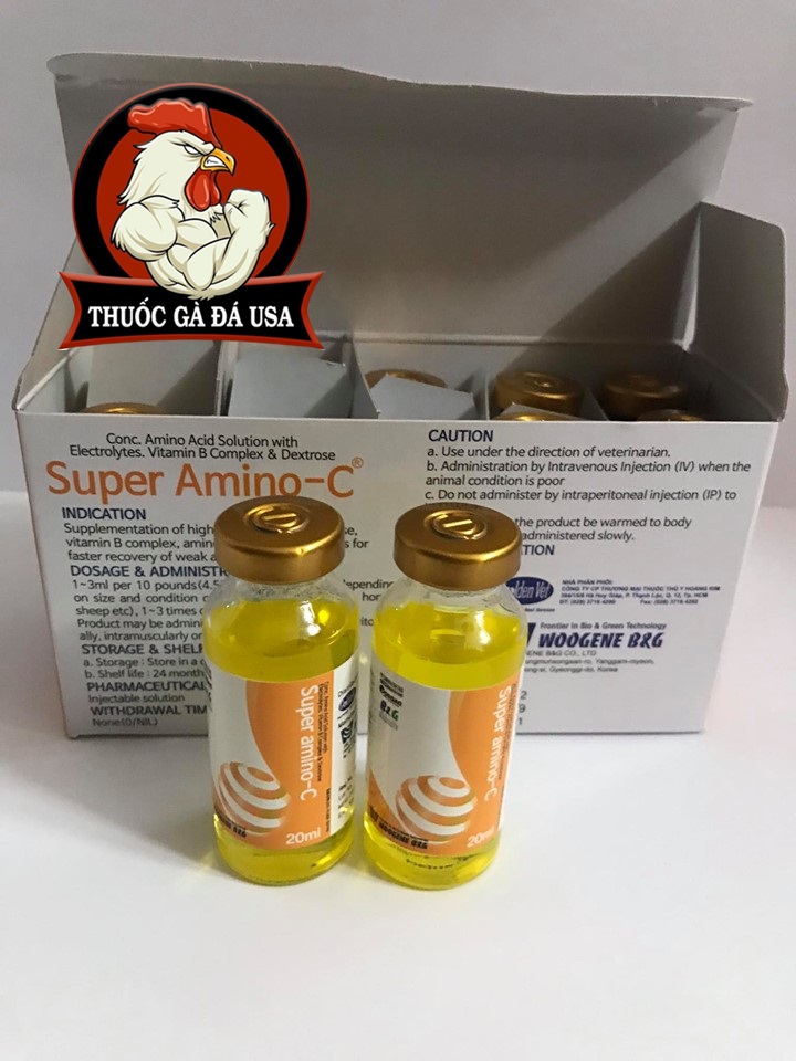 Combo 2 Chai SUPERAMINO-C Cho Gà - 2 Chai x 20ml