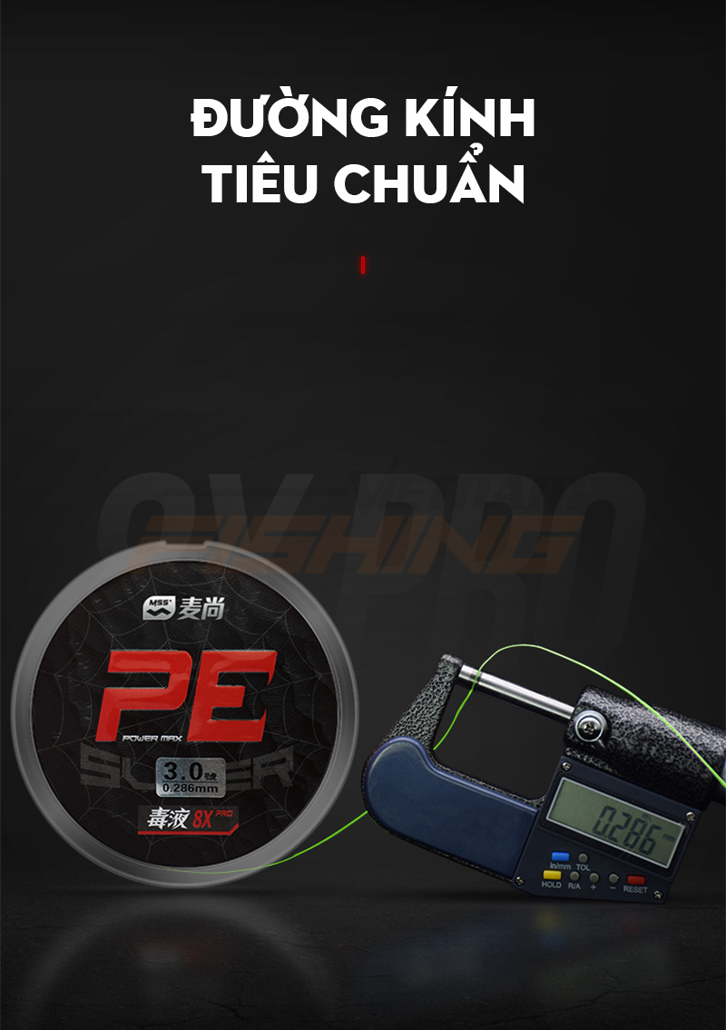 [Chính hãng] [Ảnh thật] Dây PE Handing MSS 8X