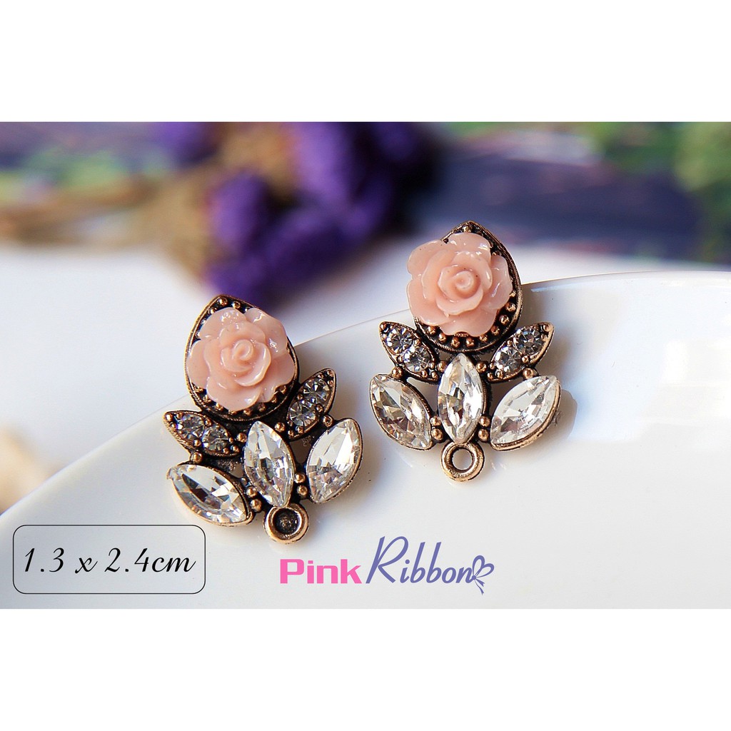 Thanh lý Charm đính đá và hoa hồng