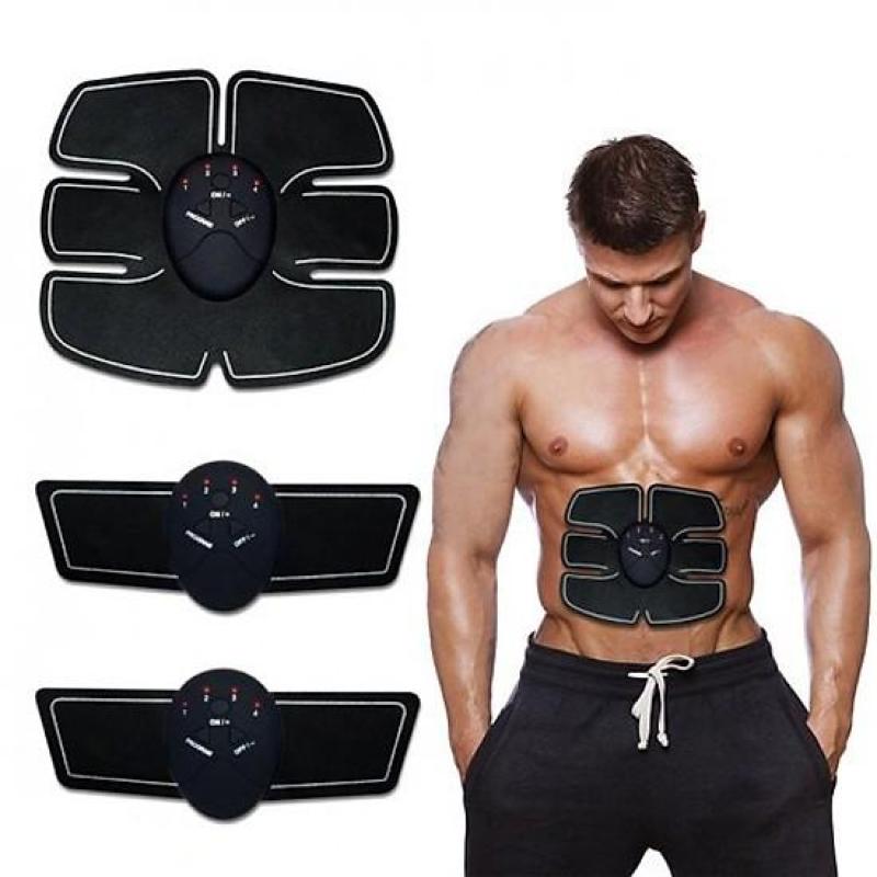 Bộ 1 Máy Tập Cơ Bụng và tấm Massage Xung Điện