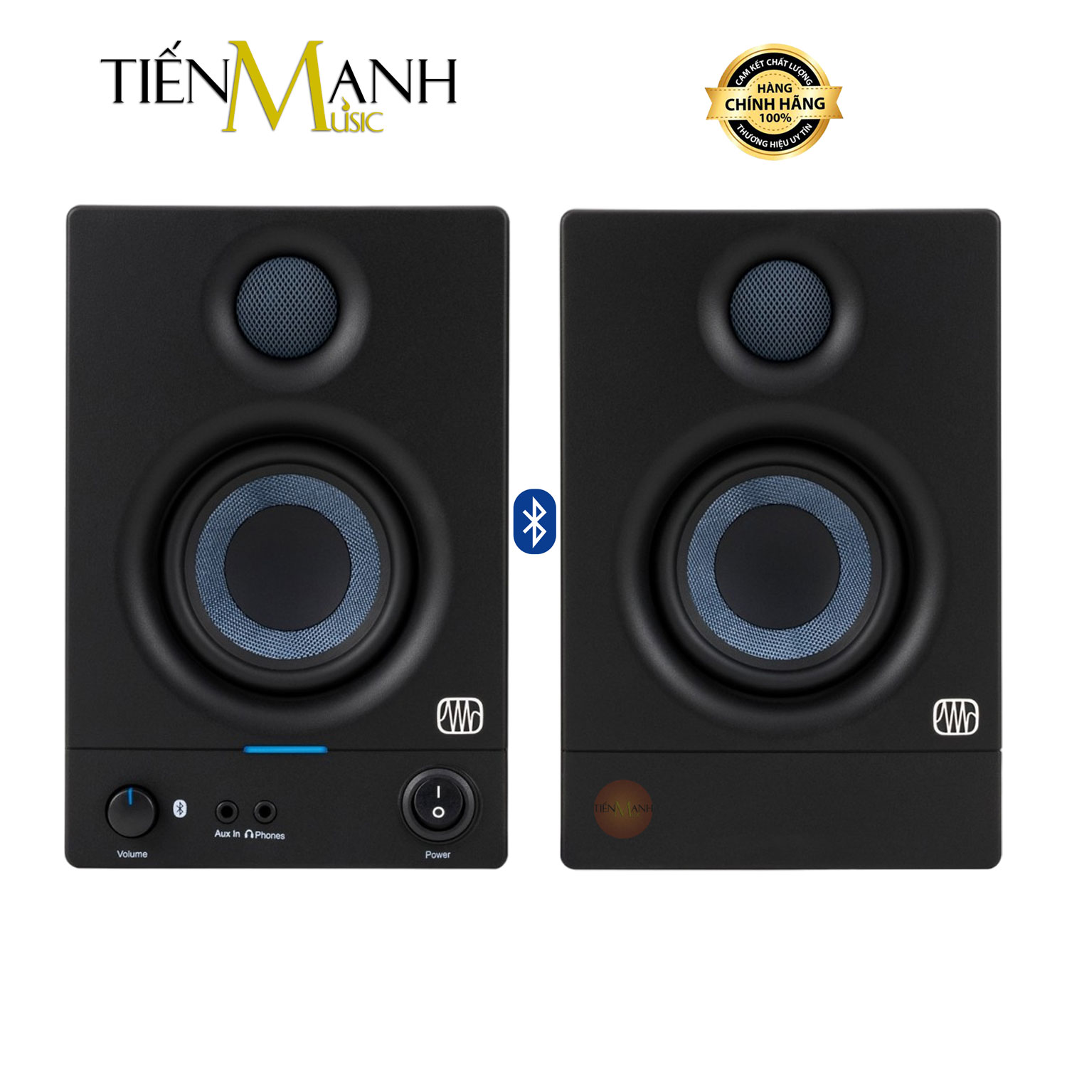 Loa kiểm âm presonus e3.5 bt - eris powered studio monitor speaker nghe nhạc e35 pair