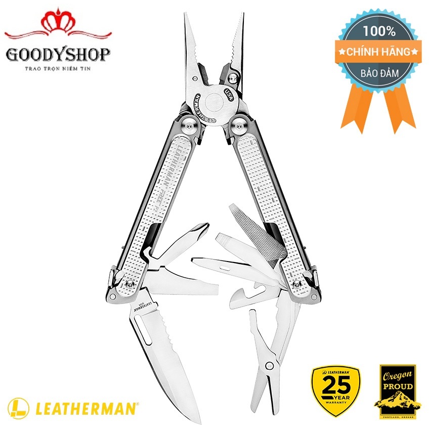 Kềm Đa Năng Leatherman FREE™ P2 19 Tools GOODYSHOP