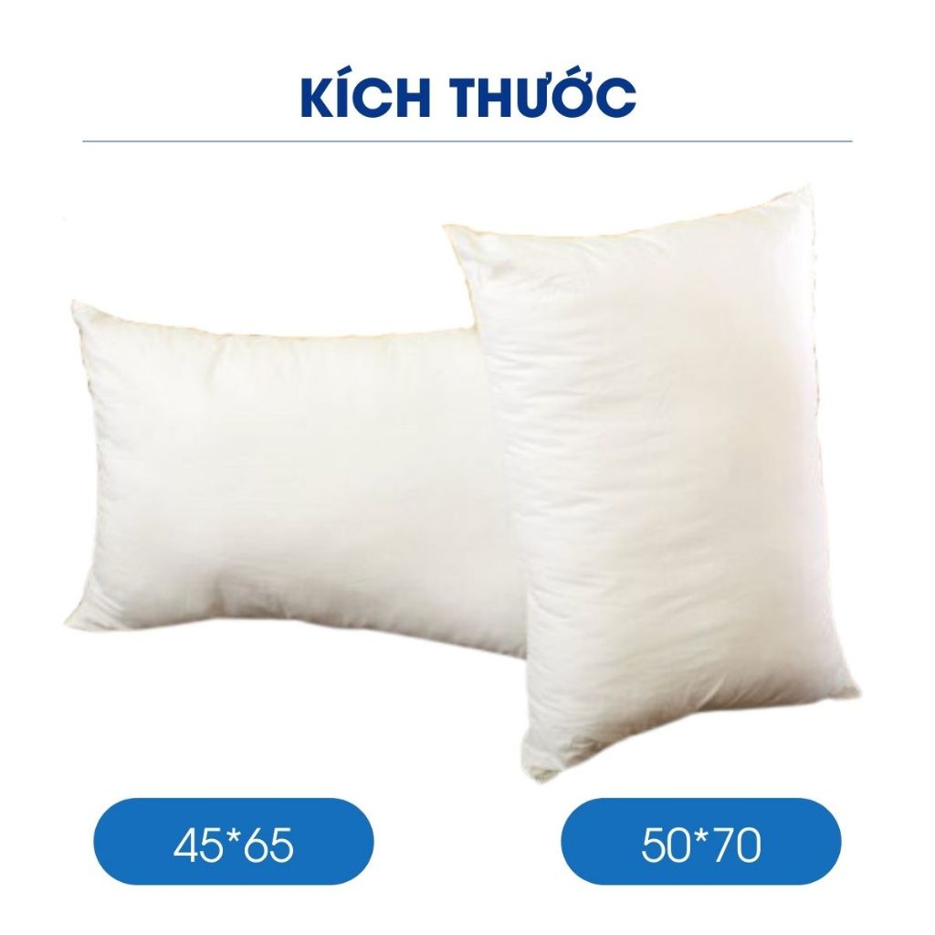 Ruột gối đầu cao cấp bông TCM Hanvico