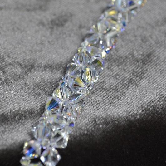 [Freeshipmax] Vòng tay pha lê Swarovski thoi 6li