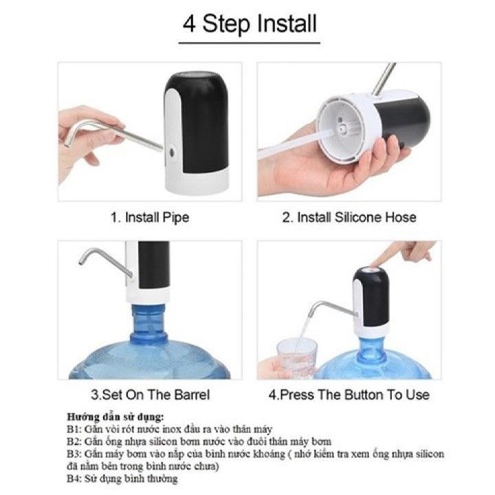 Bình bơm rót nước tự động mini