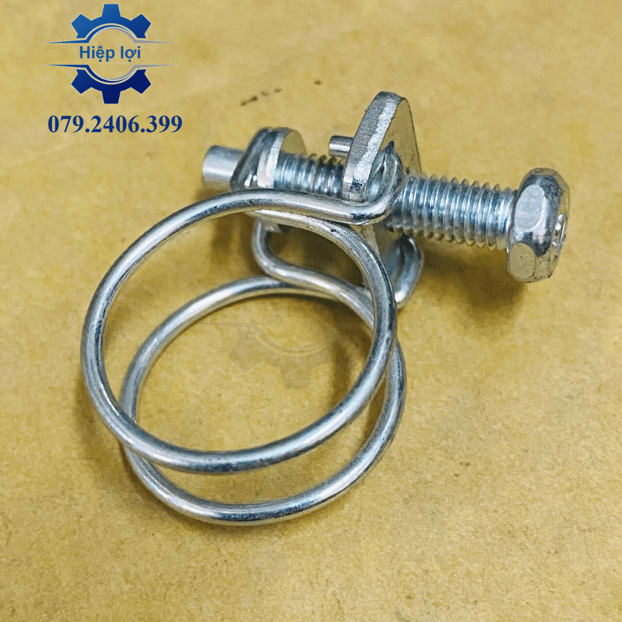 Cổ dê dây - Cổ dê hai dây sắt mạ niken giá rẻ & Quai nhê Clamp đai kẹp xiết ống