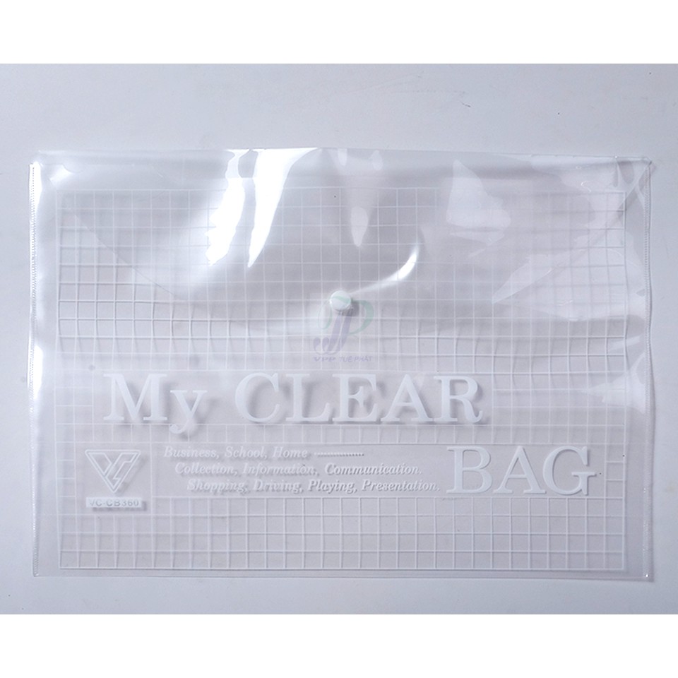 Combo 5 bìa nút My Clear khổ A4 & F4