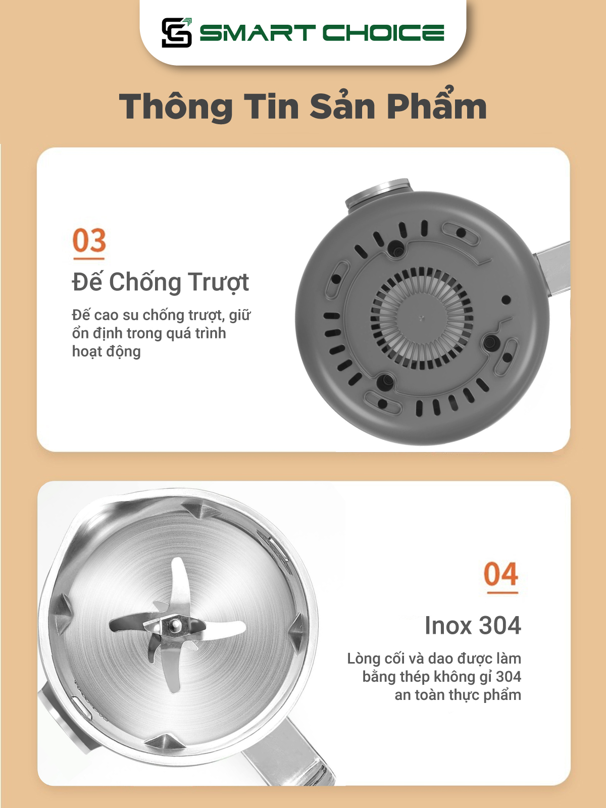 Máy Làm Sữa Hạt SmartChoice SCG-SH001