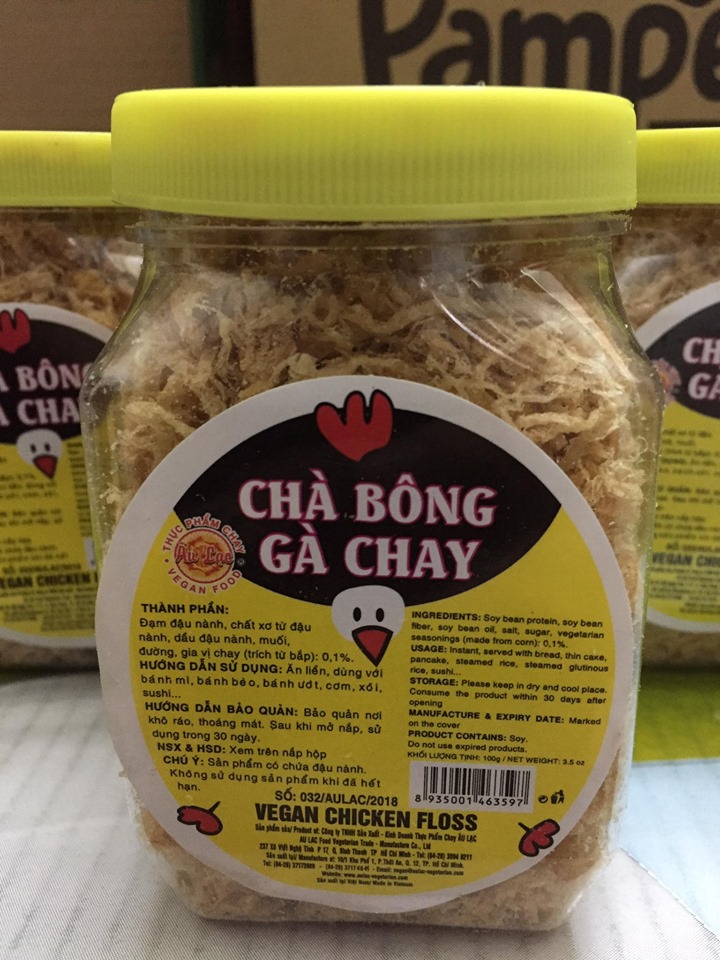 [HCM]Chà Bông Gà Chay Âu Lạc - Hủ 100g
