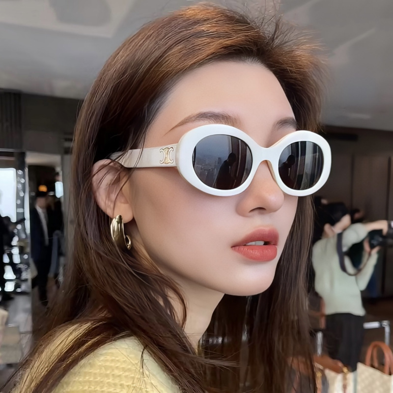 Kính mát thời trang hình bầu dục
