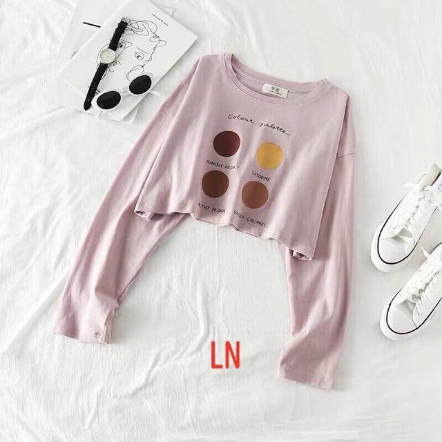 Áo croptop Color dài tay LNG1119