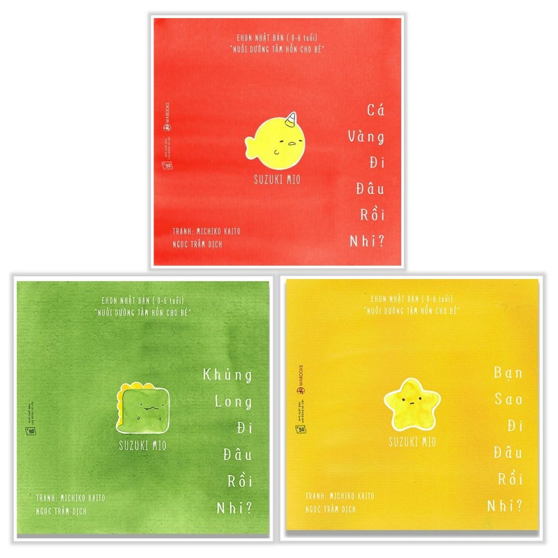 Mua Combo Ehon Đi Đâu Thế - Bộ 3 Cuốn (Ehon Nhật Bản 0-6 Tuổi) - (Tặng kèm cuốn Những Câu Chuyện Kinh Điển)