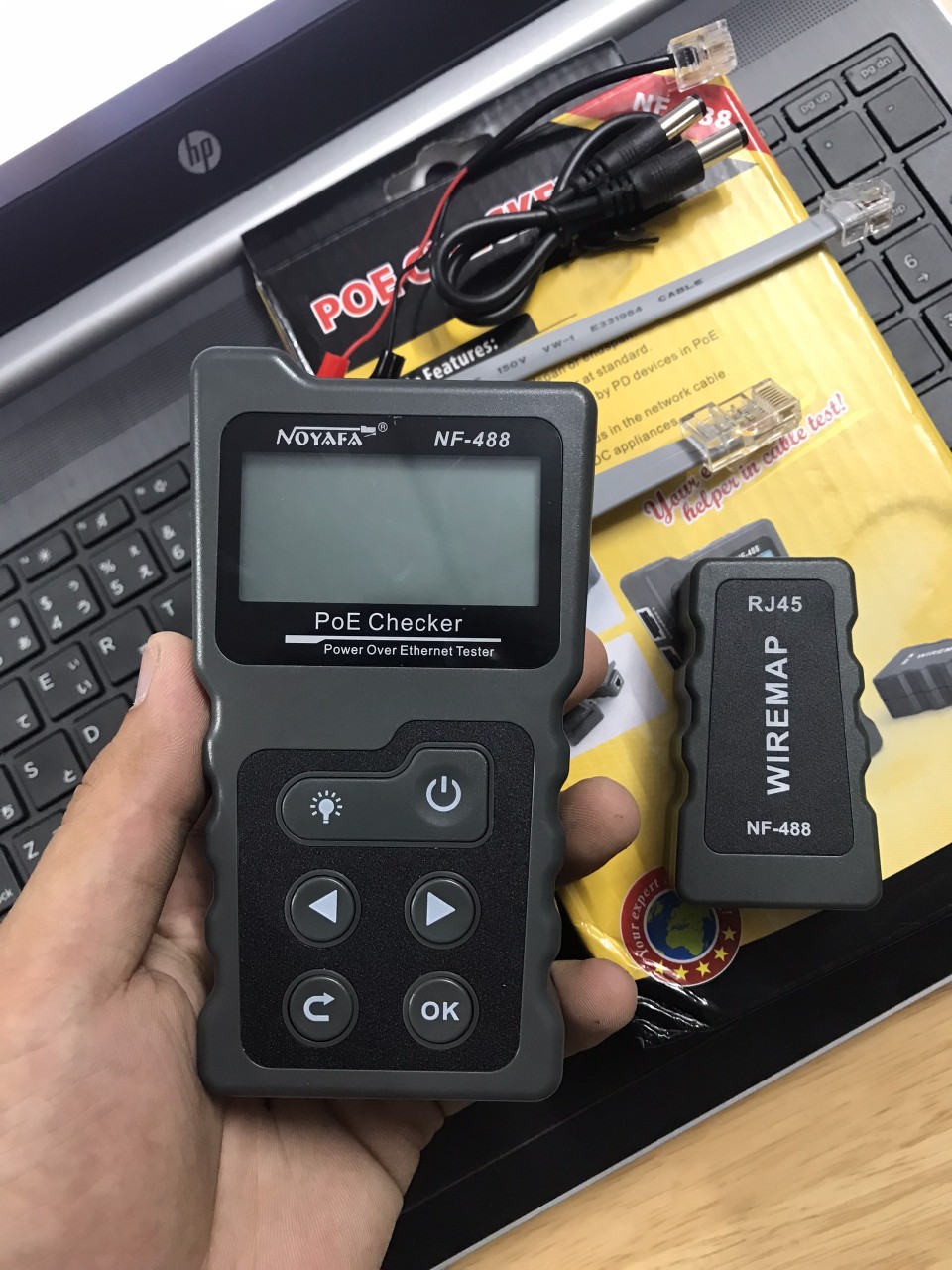 Bộ test và kiểm tra mạng POE Noyafa NF-488 ( chính hãng )
