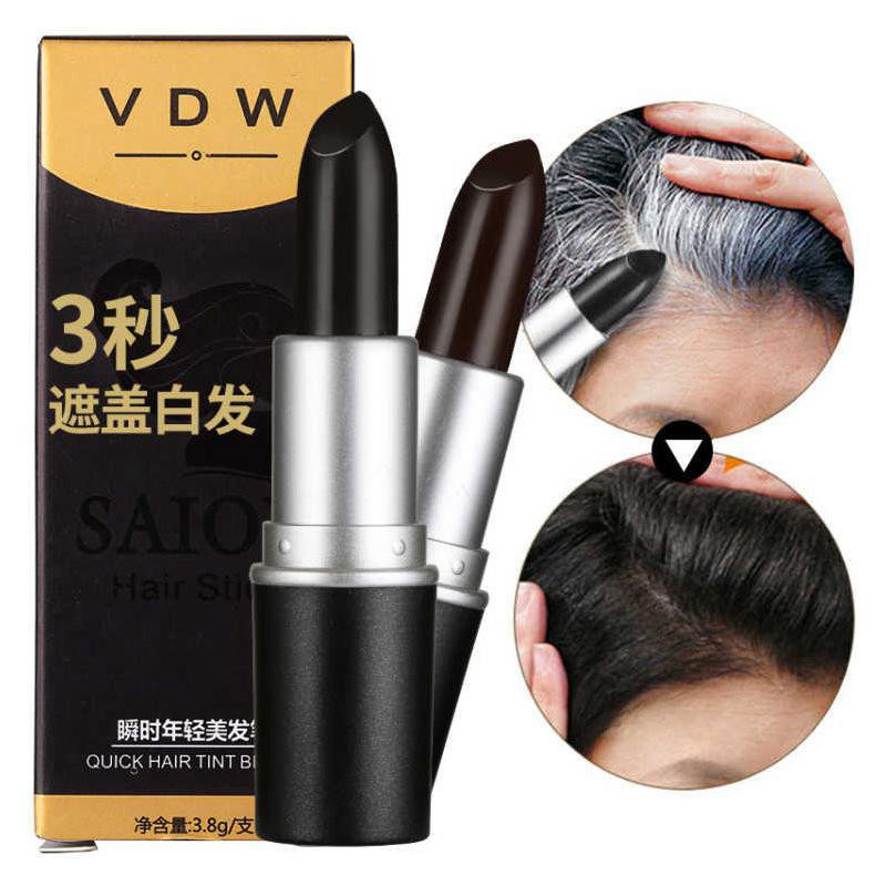 [HCM]Cây son nhuộm tóc - Bút nhuộm tóc - Che phủ tóc bạc nhanh chóng - An toàn cho da đầu [LẺ GIÁ SỈ]