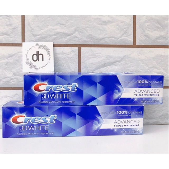 Đánh răng Crest 3D White Advanced Mint