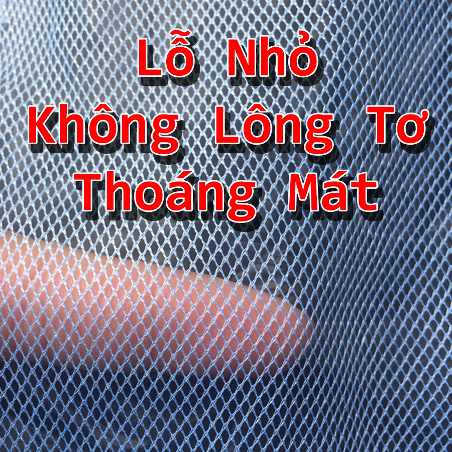 Mùng ngủ tuyn cao cấp 1m4 x 2m