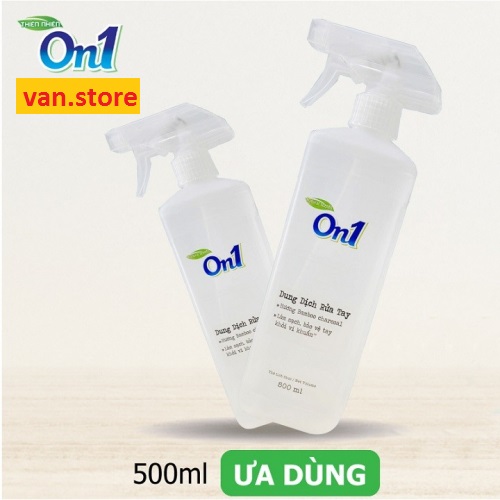 [HCM]Dung Dịch Rửa Tay Khô On1 500ml - Dạng Xịt