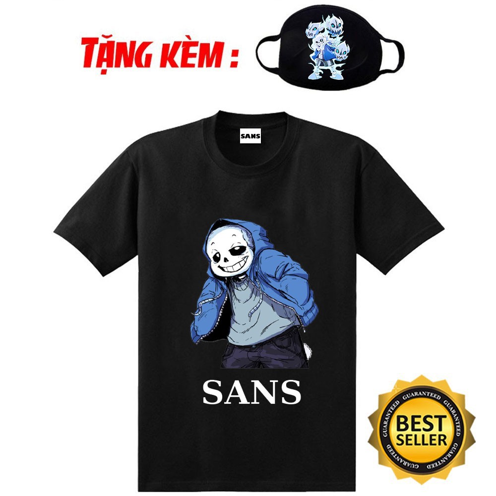 [SALE HOT] BST Áo BIỆT ĐỘI GANGSTER- SANS Undertale độc chất