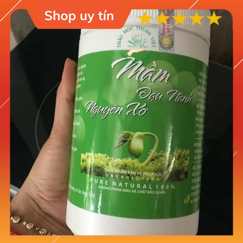Bột mầm đậu nành nguyên xơ