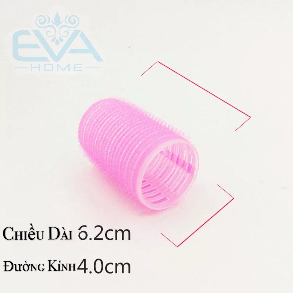 [HCM]Combo 4 Lô Cuốn Tóc Tạo Kiểu Tự Dính Tháo Rời Size Lớn 4.0 Cm
