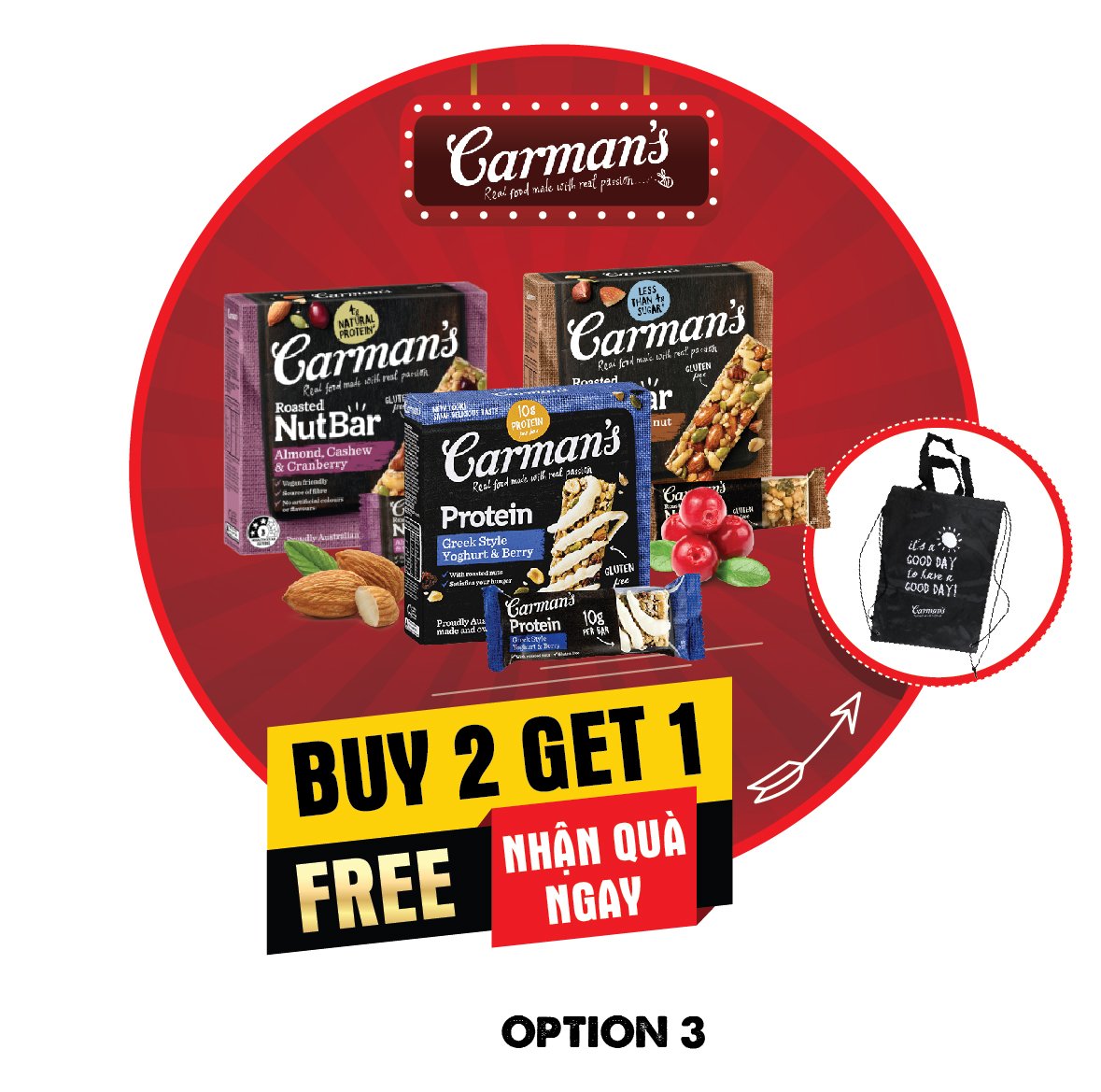 QUÀ TẶNG Balo túi dây rút Carman's