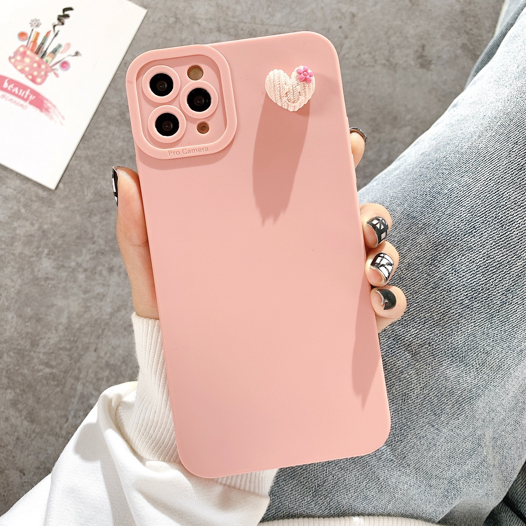 Ốp Lưng Basic Camera Nổi - Mẫu Heart Nổi