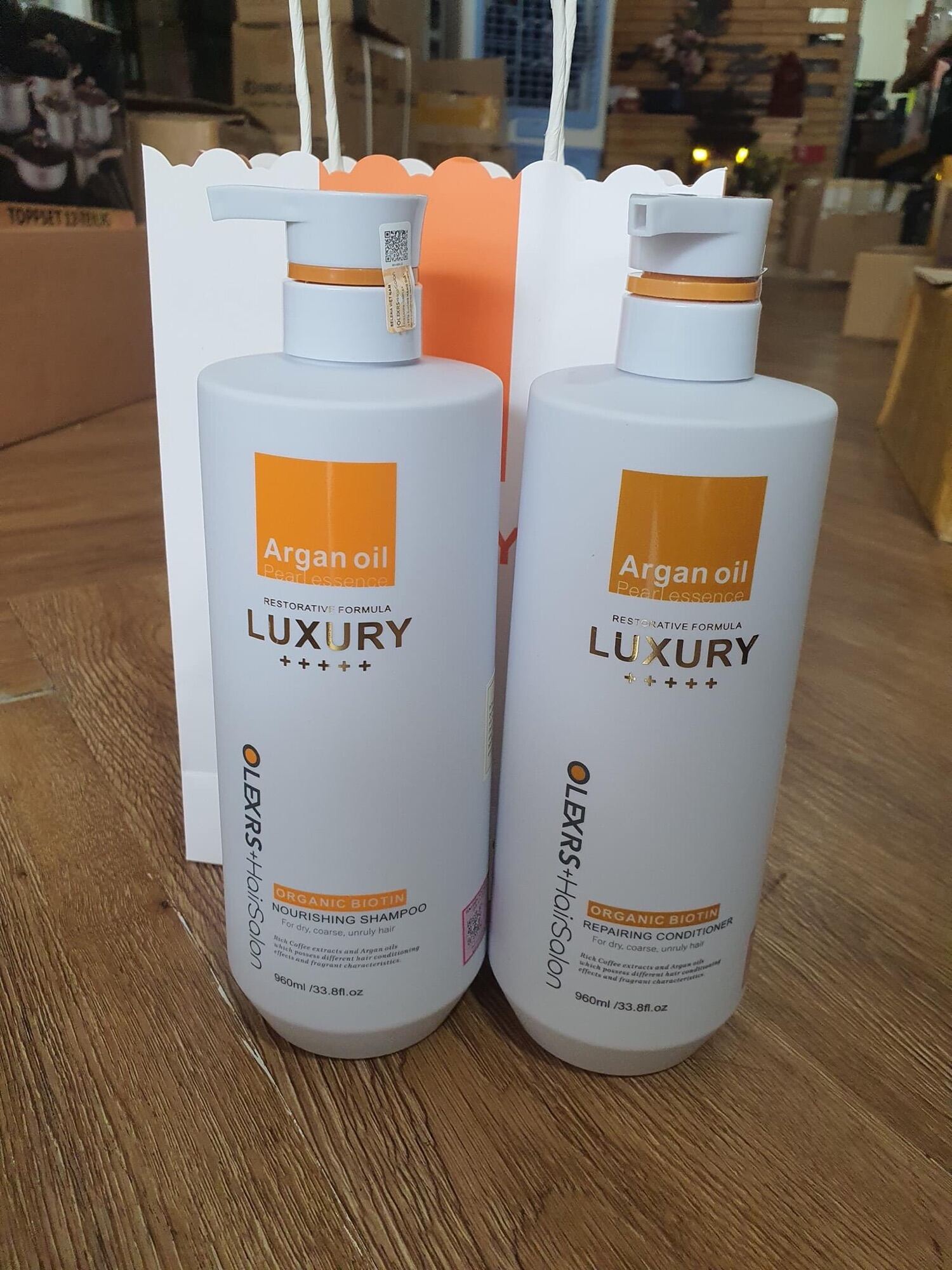 Dầu gội đầu dầu gội cặp Olexrs Luxury 960ml