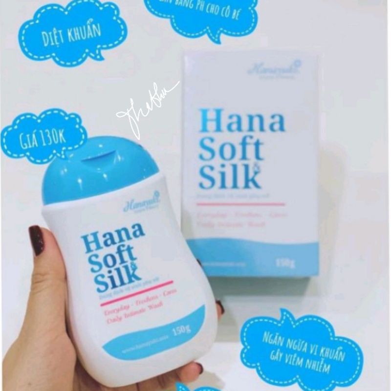 [CHÍNH HÃNG] DUNG DỊCH VỆ SINH HANA SOFT & SILK