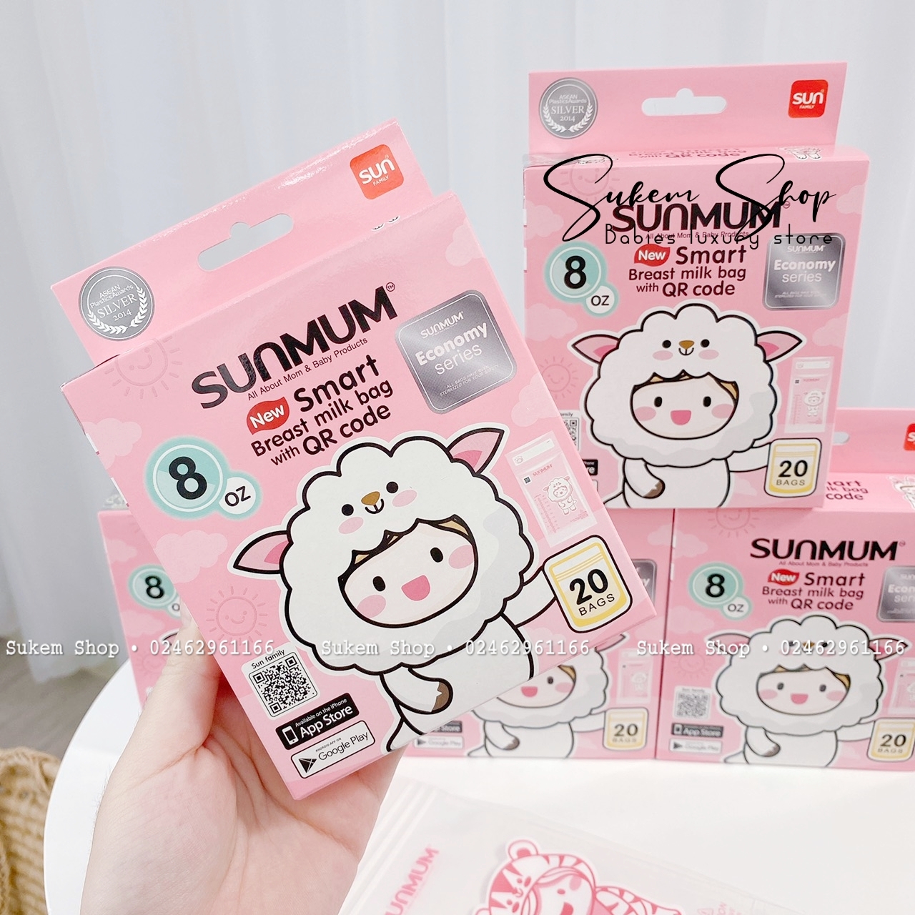 Túi Trữ Sữa Sunmum 100Ml/250Ml