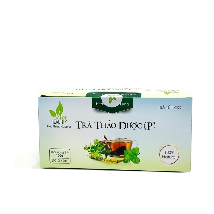 Trà Thảo Dược (Phổi) Viet Healthy - Hộp Túi Lọc 100g