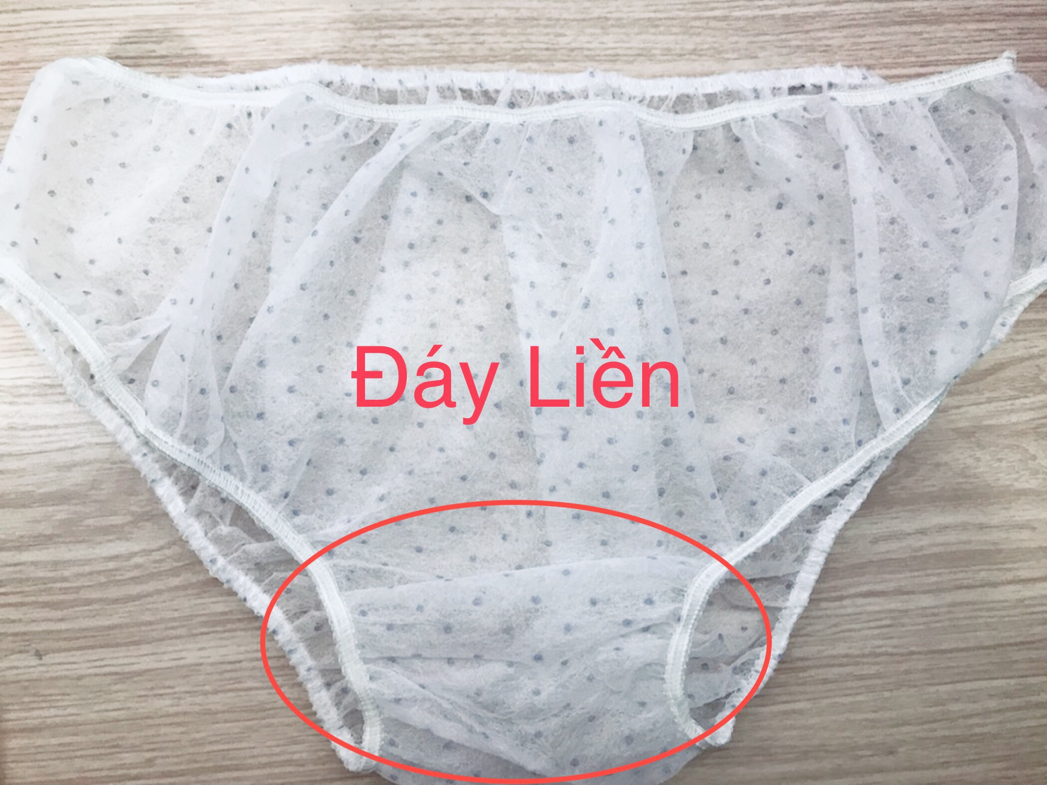 Quần Lót Giấy Happy Days Hồng sử dụng 1 lần 1 gói 5 chiếc (MSP: Đáy Liền - 1lớp đáy)